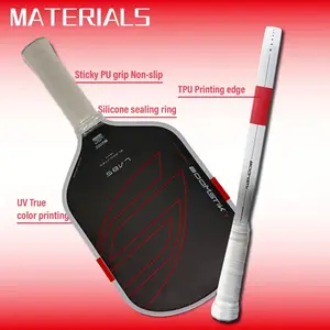 Boomstik Carbon Fiber Pickleball Paddle, 16mm Thick Hot Molding, High Friction High Spin, Competitive Player Choice
