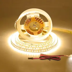 VST LED Strip Lights Warm White 120LEDs/m 1000Lm/M 9.6W/M CRI 90+ LED Tape Light 12V 2835 Cuttable Connectable Dimmable LED Strips for Indoor Under Cabinet ETL-Listed,No Driver (2700k、3000K、4000K-16.4ft, White)