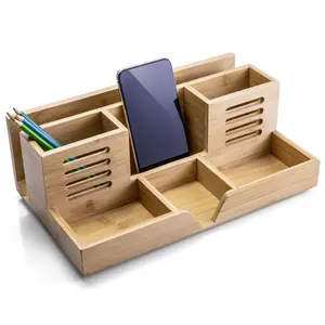 Bamboo Desk Organizer