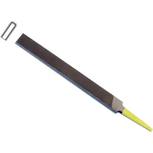 Swiss Pattern Inox Hand File, 8 Inch Cut 00, 55/64 Wide x 13/64 Thick