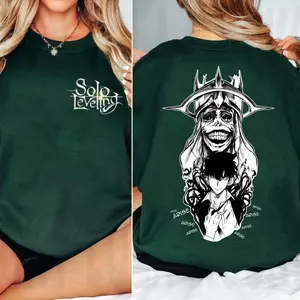 Solo leveling Sweatshirt Hoodie T-Shirt, Solo leveling Shirt, Anime Sweatshirt, Sung Jinwoo, Solo leveling Sweater, Unisex Shirt, Anime Graphic Shirts