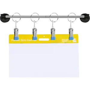 Magnetic Rod for Classroom Whiteboard, Anchor Chart Holder, Chart Paper Holder, Chart Easel Pad Hanger, for Flip Calendar Draft Pocket Chart Paper Card Teaching Materail, Office Meeting Use(16"- 30")