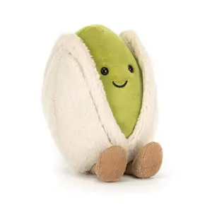 Cute Pistachio Plush Toy Fun Plush Doll Birthday Gift Christmas Gift for Children Home Decor, Soft Cuddly Gift Kawaii Stuffed Animals