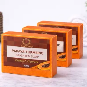 Tina toners Turmeric Kojic Acid Cleanser Soap Bar Facial Skincare Facial Cleanser Shea Soothing