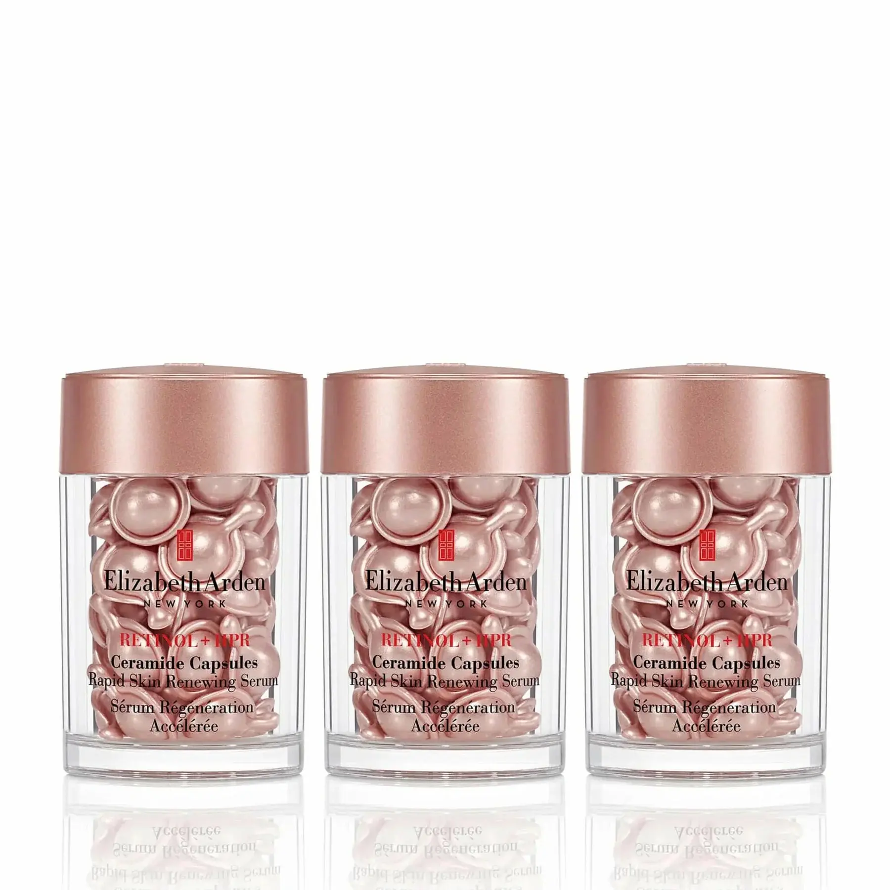 Elizabeth Arden Retinol + HPR Ceramide Capsules Rapid Skin Renewing Serum Set 90 Pieces