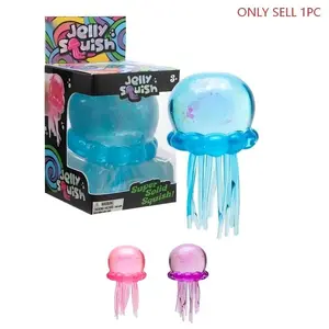 Jelly Squish Soft Gel Sensory Squeeze Toy, Anxiety Relief Stress Ball, Portable Relaxing Jelly Texture Gift, Suitable for All Ages