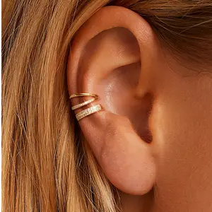 Tewiky Greenish Spring Jewelry Ear Cuffs for Women Non Piercing  Cartilage Earring Hoop Earrings for Women