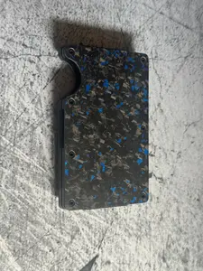 Outsider Performance USA Forged Carbon Fiber Minimalist Wallet RFID Blocking Durable Business Style Compact Functional Money Clip