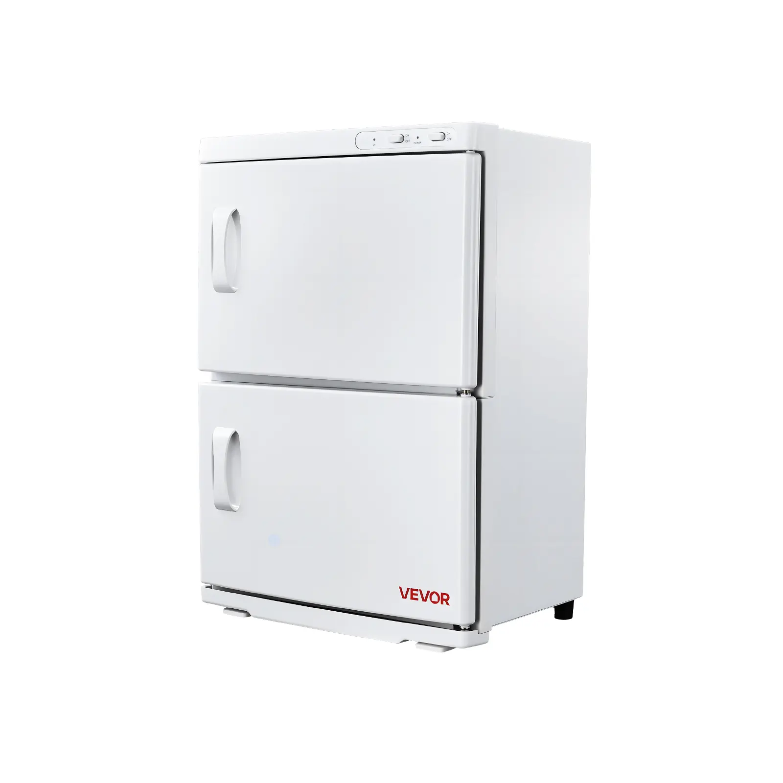 【SummerFinds】VEVOR Hot Towel Warmer, 10 gal Large Capacity 2-Tier Towel Warmer Cabinet with Clip & 4 Stainless Steel Racks, Holds up 48 Towels, All-Round Heating Cabinet for Spa, Barber, Manicures, Massage, Salon
