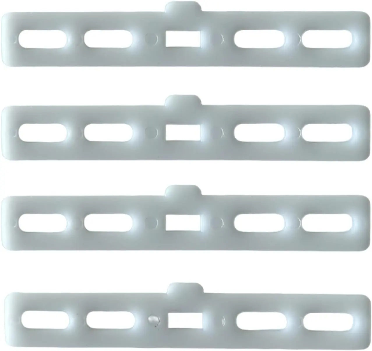 Vertical Blind Plastic Insert - for Top Fabric Pocket to Hold Vanes (12 Pack)