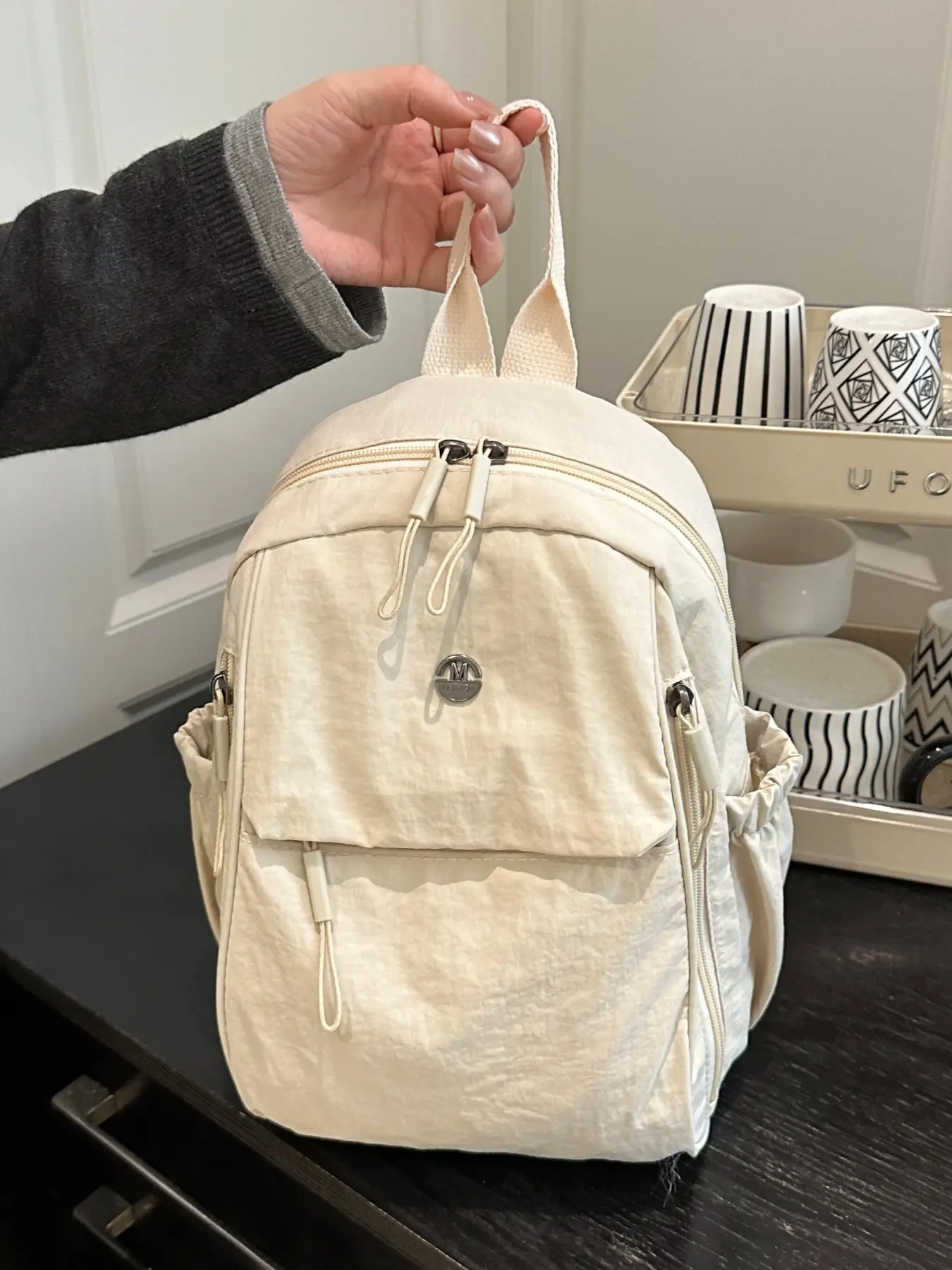 Women's Small Nylon, Casual Daily Use Travel Backpack, Fashionable Multi-Pocket Design, Durable and Stylish, Ideal for School, Travel, and Everyday Use, Portable Lightweight Backpack, Stylish Daypacks, Student Backpack, Backpacks for School, Backpack Bags
