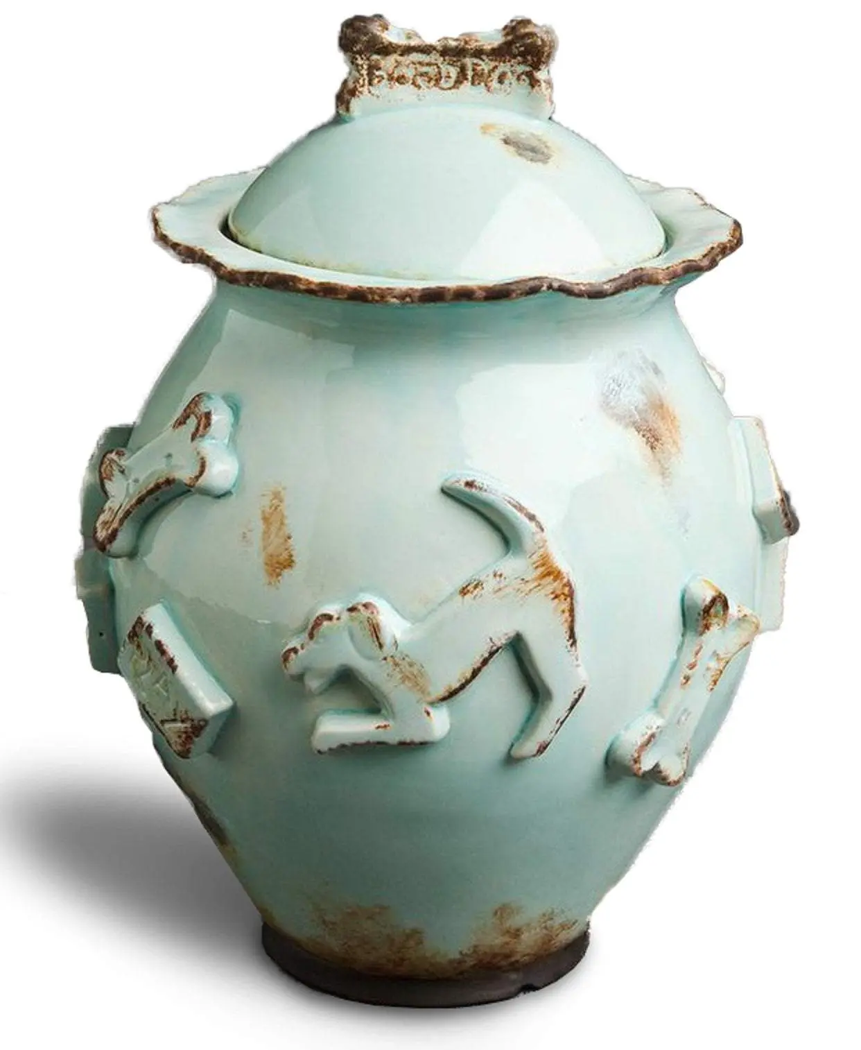 Dog Treat Jar - Baby Blue