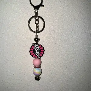 Focal Bead Keychain