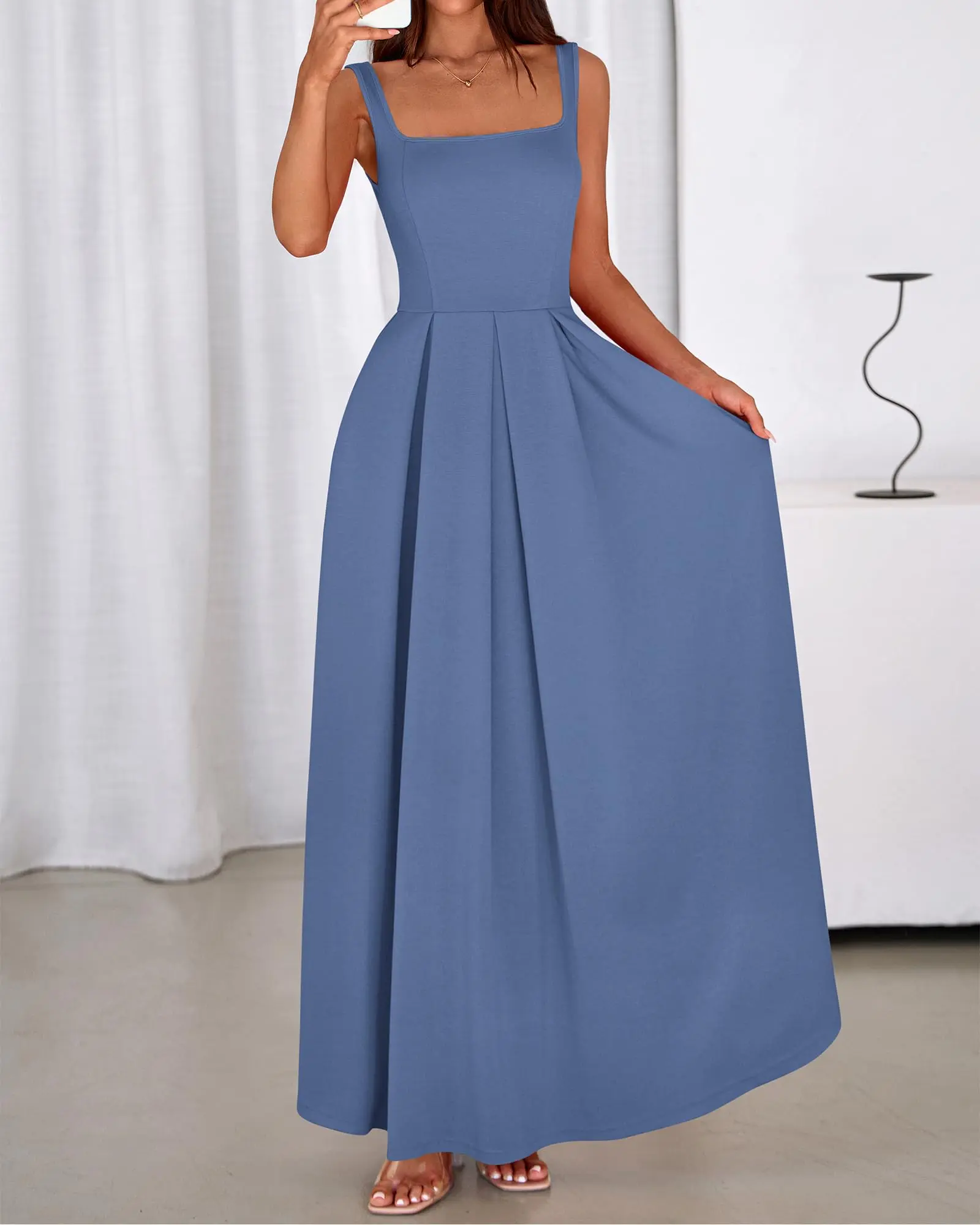 BTFBM Women Summer Square Neck Maxi Dress Spring 2026 Elegant Classy Sleeveless Formal Wedding Guest Cocktail Dresses - TikTok Shop BTFBM Women Summer Square Neck Maxi Dress Spring 2026 Elegant Classy Sleeveless Formal Wedding Guest Cocktail Dresses - TikTok Shop