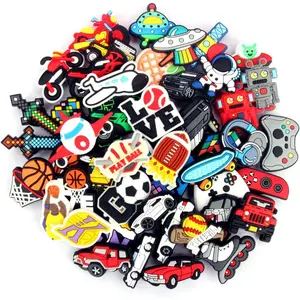 50 100 count Pack Shoe Decorations Charms for Boys Girls Women Teens Kids Clog Accessories Pins Fit for Garden Sandals Wristband Bracelet