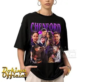 Lucy Chen and Tim Bradford Chenford Ship Vintage Style T-shirt, Fan Gift, Gift for Her/Him, Unisex Heavy Cotton T-shirt