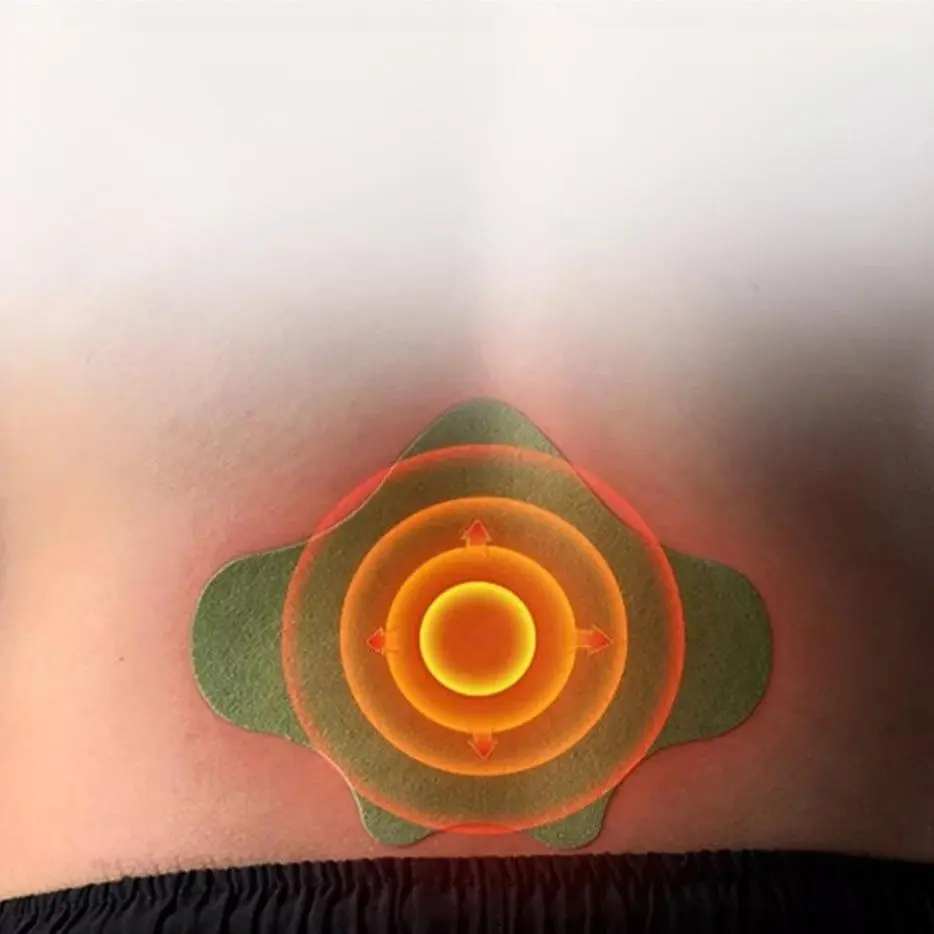 Wormwood Herbal Moxa Patches, 48 Pack Self-Heating Umbrella Shaped Pads for Deep Penetrating Pain Relief for Back, Neck & Shoulders, Back Care, People With Back, Neck, Shoulder Issues, Gentle, Deep Heat, Body, Deep Penetration