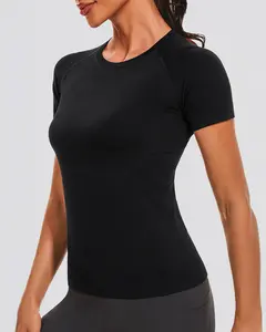 Seamless Short Sleeve Yoga Tops