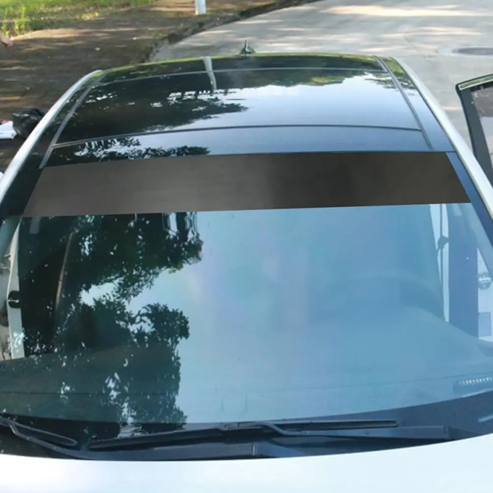 Car Windshield Banner & Sun Strip Tint – Sport Style Car Windshield Eye Sticker, Anti-Scratch, Fits All Car Models, High Quality Durable Decorative Decal, Car Decals