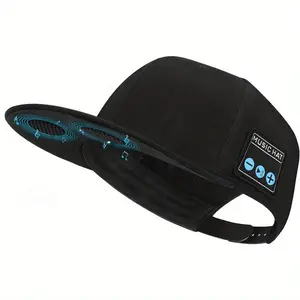 Active Wireless Audio Cap | Hands-Free Calls, Rechargeable Speaker Hat - Ideal for Connected Gamers & Sporty Adults