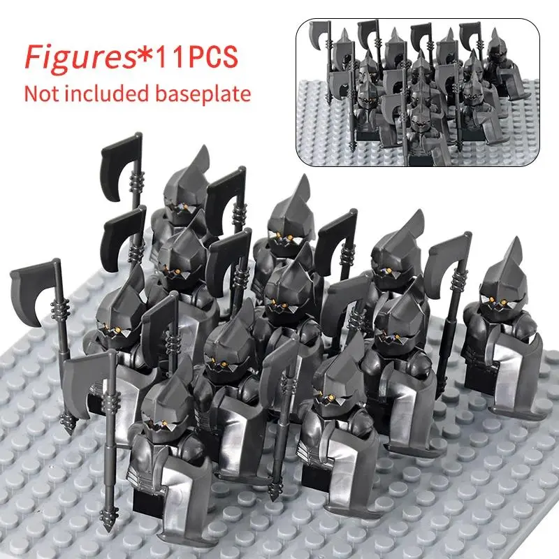 11PCS DIY Medieval Elf Soldiers Guard Mini Building Blocks Doll Assembly Building Blocks MOC Creative Children's Toys popular 11PCS DIY Medieval Elf Soldiers Guard Mini Building Blocks Doll Assembly Building Blocks MOC Creative Children's Toys popular