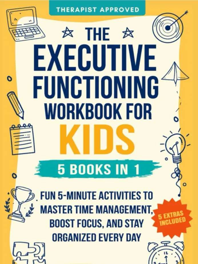 Executive Functioning Workbook for Kids 5 in 1