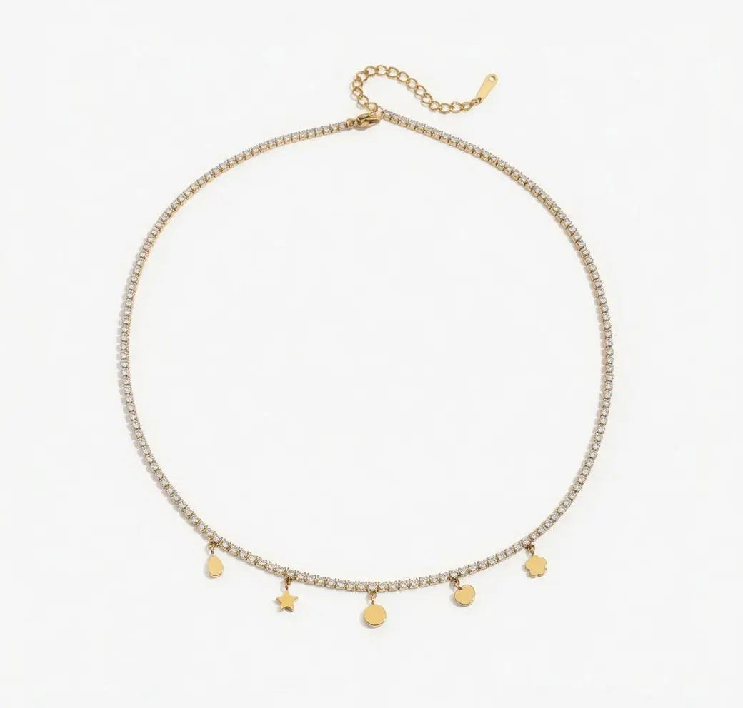 Tennis Pendant Necklace