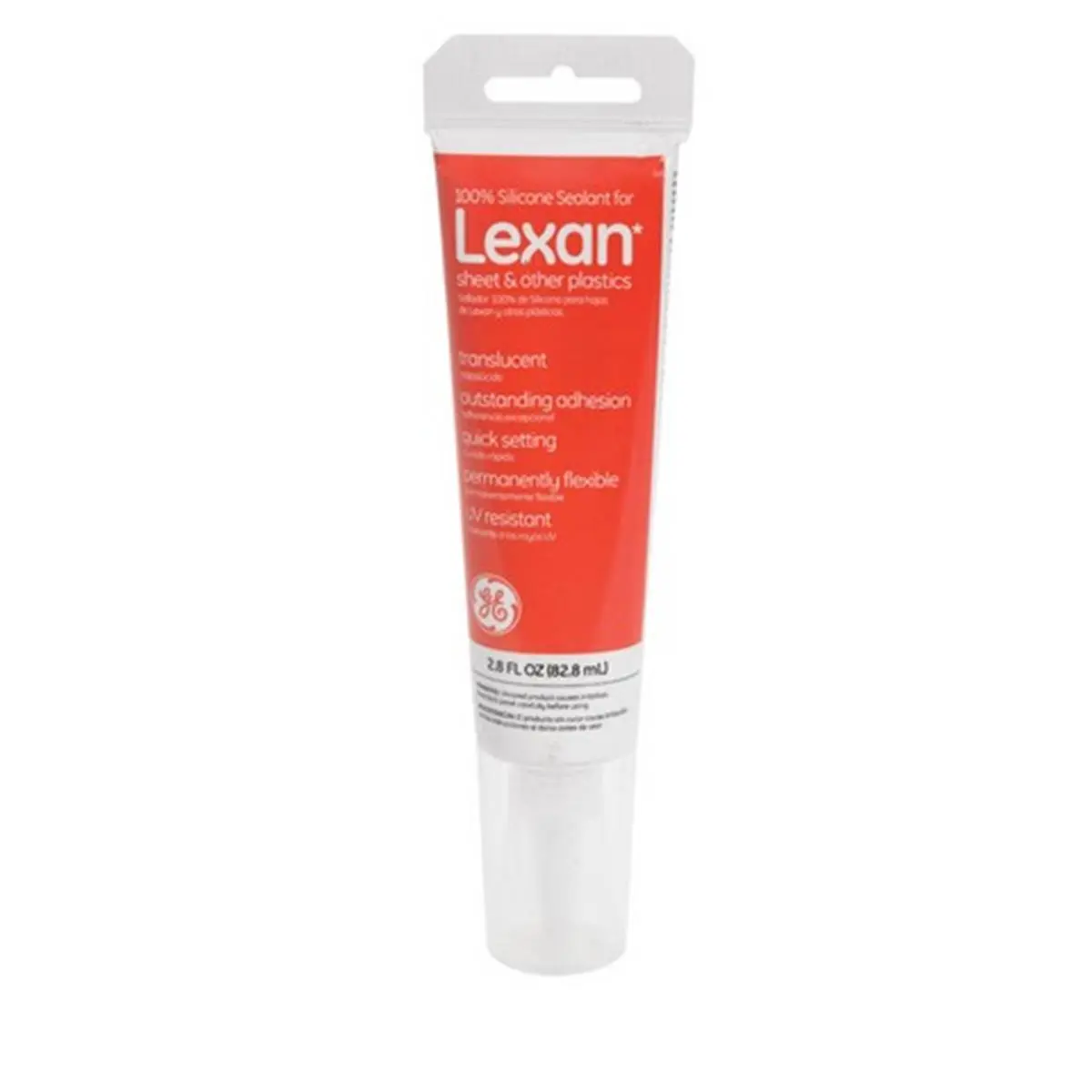 G.E. Lighting GE57 Quick-Setting Lexan Silicone Sealant - 2.8 fl oz Tube for Sheet Sealing