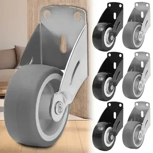 Door Bottom Support Wheel Door Droop Pulley Door Bottom Support Wheel Door Load Bearing Heavy Duty Wheel Metal Hardware Parts 60*50*20mm Return Wheel