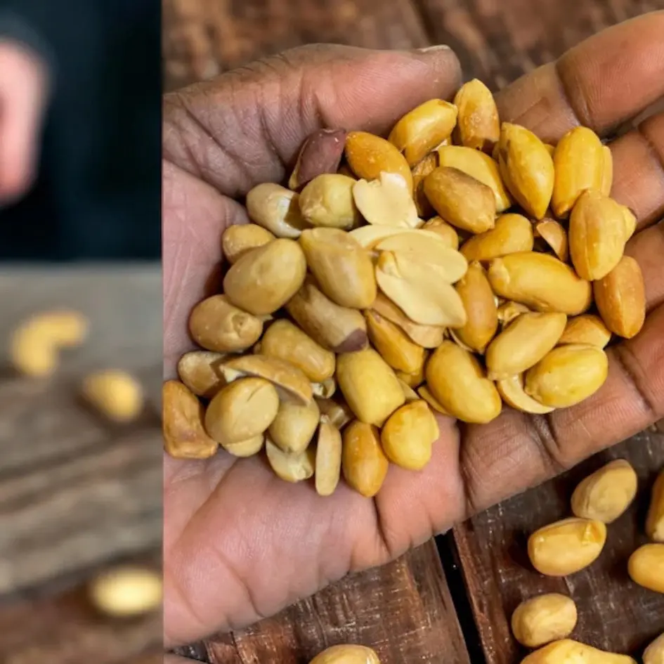 Roasted  Crunchy African Groundnuts