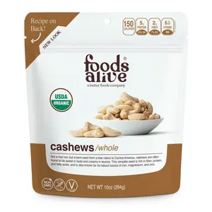 organic cashews (whole)
