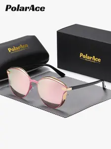 Unisex Vintage Frame (1 Pair), High Quality Lightweight Durable Sunglasses, Trendy Polarized Fashion Accessories for Outdoor Activities for Everyday Use