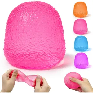 Gumdrop Squishy, Slow Rising Solid Squeeze Stress Ball, Sensory Anxiety Relief Fidget Toy for Kids and Adults, Classroom Birthday Party Favors 1PC Random color