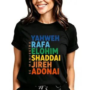 Yahweh Rafa God Almighty Provider Lord Reveals Himself T-Shirt for Women Men Cotton Clothing