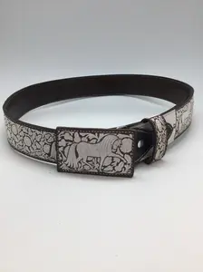 ICT Headgear-White Horse-Flowers