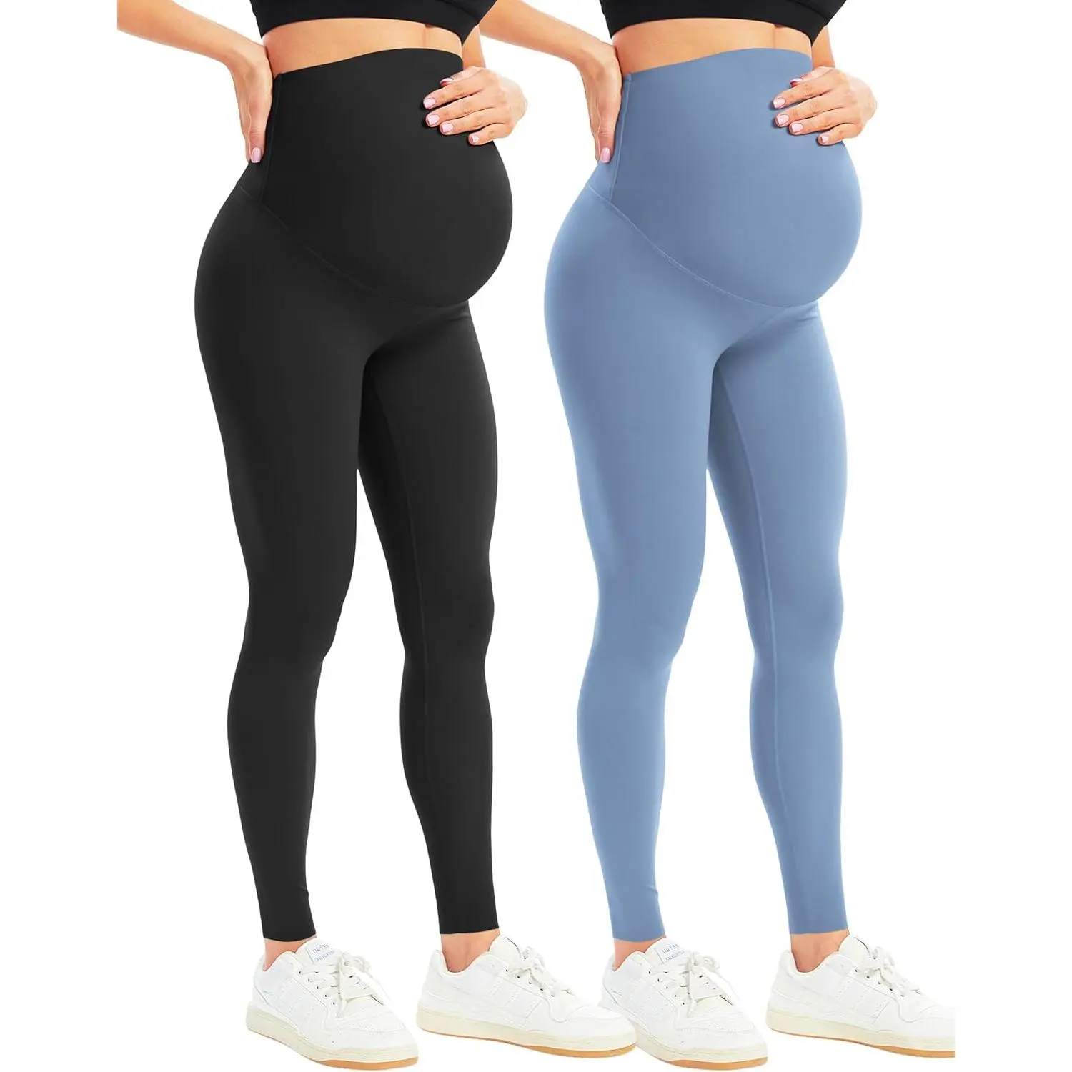 No Pockets - Black/Azure Blue