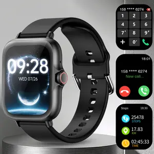 Multifunctional Smart Watch with Replacement Watch Band, Fashion Digital Watch with Phone Call & Music Control, Sports Watch for Women & Men