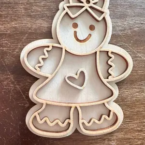 Gingerbread christmas ornaments