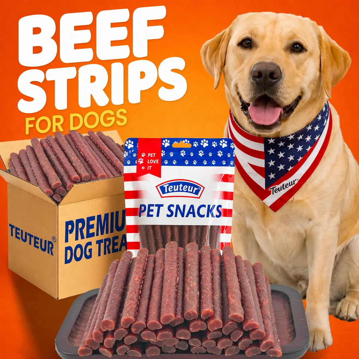 Nutritious Real Beef Sticks & Chicken-Rabbit Dog Treats for Small Breeds, Chewy Texture Training Aid with Teeth Cleaning Dental Chews, Suitable for Puppies & Adults (Teddy, Corgi) – Mix with Kibble or Reward Snacks