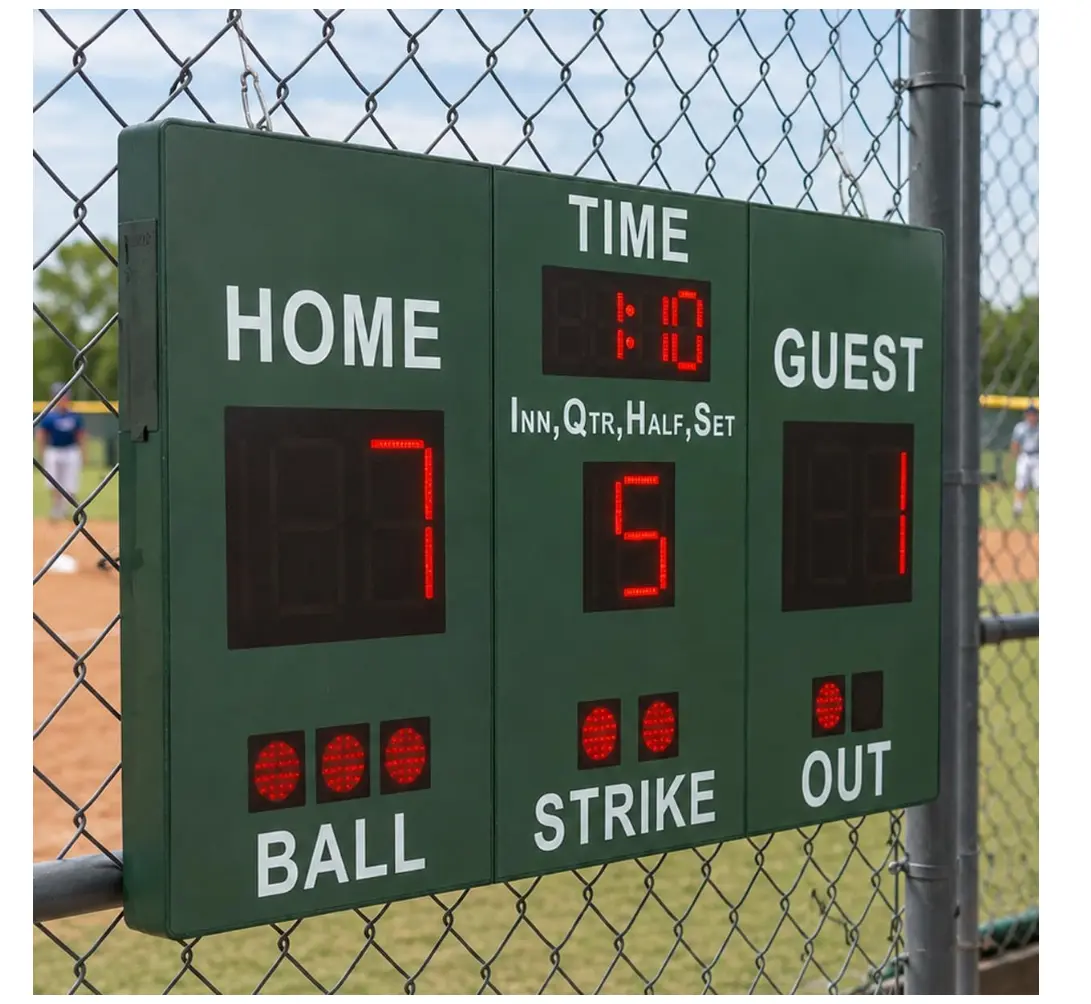 Mobile Score Portable Scoreboard Kit LED Digital Scorer Bluetooth APP Control, Positive Countdown/Stopwatch/Score Display for Baseball, Basketball, Rugby, Football, Tennis, Badminton, Table Tennis