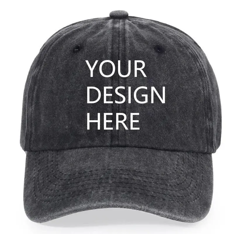 Retro Custom Made Hats - Unisex Fashionable Graphic Hats with Personalized Letter Print Design