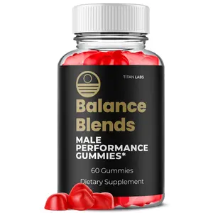 (1 Pack) Balance Blends Advanced MaleSupport Supplement BalanceBlends 60 Gummys