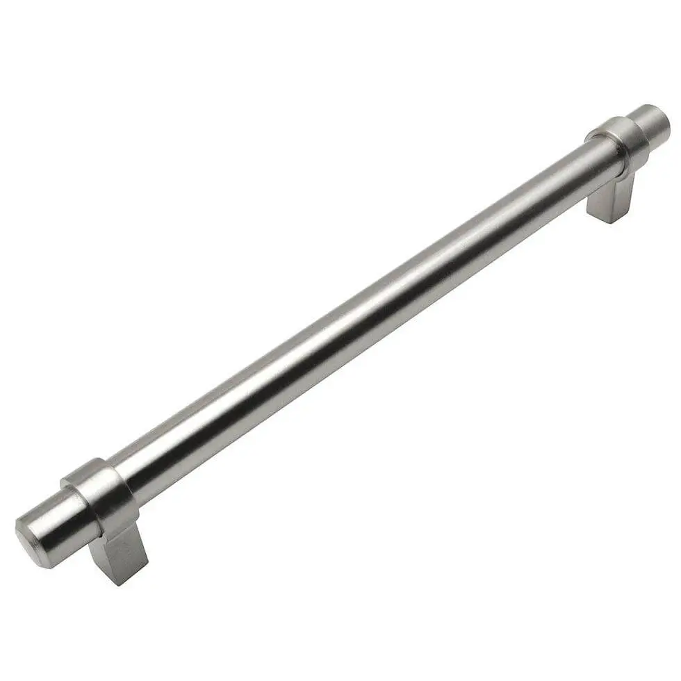 Cosmas 161-160SN Satin Nickel Euro Style Bar Pull