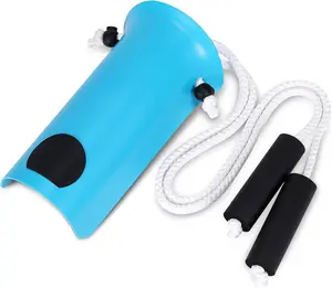 Sock Aid - Wide 3.93" Sock Aid with Foam Handles, Sock Aide Device for Elderly, Sock Helper Easy On Easy Off for Regular Socks, Blue