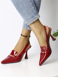 Women's Fashionable Solid Color Stiletto Heels, Stiletto Heeled Pumps, Elegant Pointed Toe High Heels for Party, Daily Clothing Decor, Comfortable Shoes for Women & Girls, Footwear