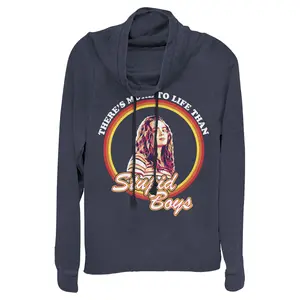 Juniors Womens Stranger Things Max More to Life than Boys Cowl Neck Sweatshirt