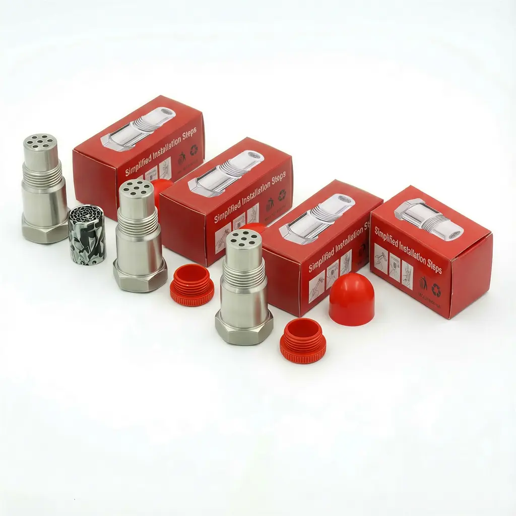 4Pcs Stainless Steel Straight Thread Pipe Fittings, Precision-Machined Extension Connectors, Leakproof Corrosion-Resistant for Mechanical Repairs