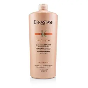 Kerastase Discipline Bain Fluidealiste Smoothinmotion Shampoo (For ALL Unruly Hair)  34oz 34oz