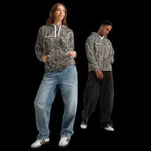 PAIR OF THR33 [CTRL] DARK CAMO HOODIE