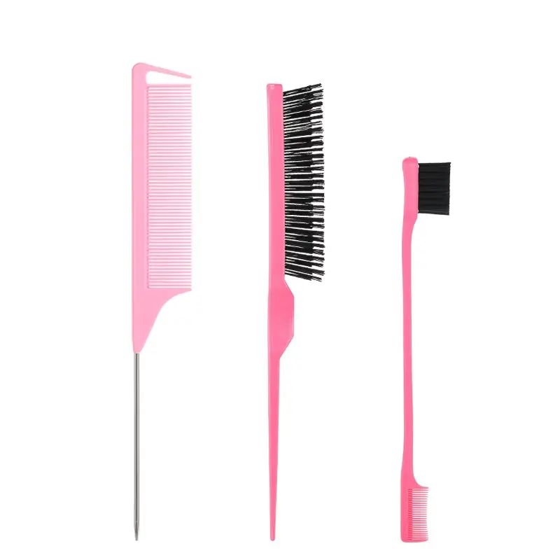 rat tail comb, rat-tail comb, rat-tail teasing set Flexible Curl Defining Brush